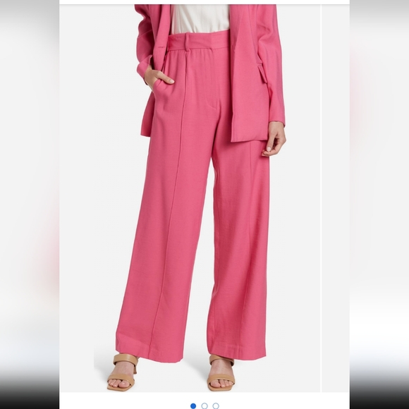 Wayf High Waist Wide Leg Pants - Picture 1 of 9